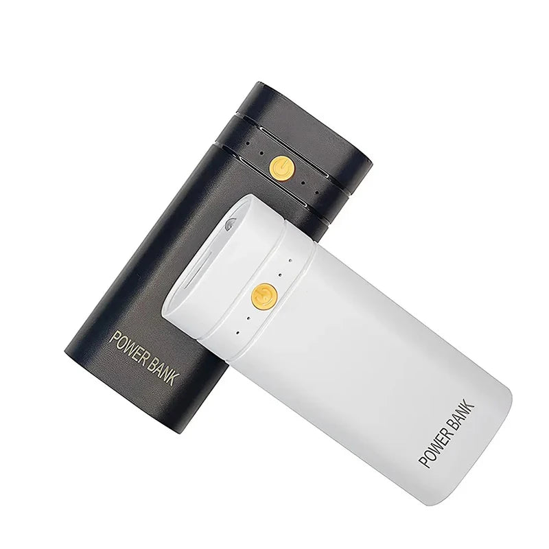 6000mAh 2*18650 Battery USB Type-C Power Bank Battery Charger Case DIY Box For Phone Electronic Charging Not Including Batteries