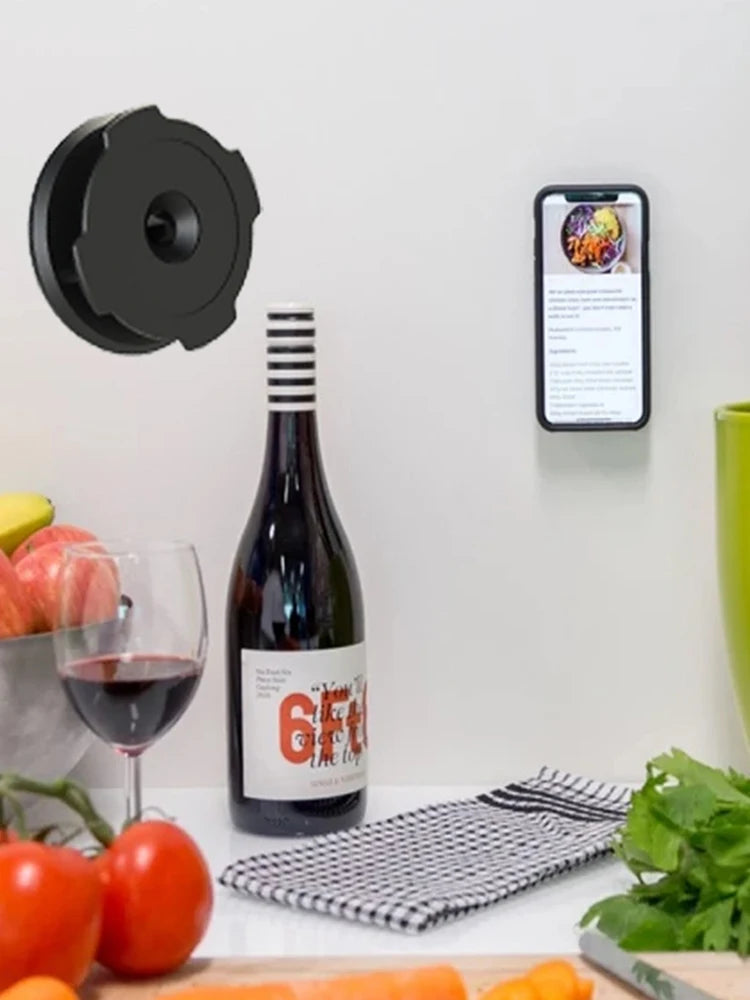 Phone Stand Wall Stickers Quick Release Wall Cellphone Mount Universal Phone Support Bracket for Home Room