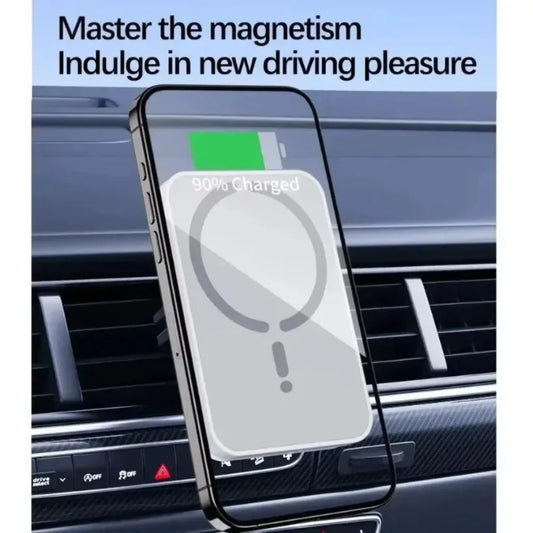 30W Magnetic Car Wireless Chargers Air Vent Clip Phone Holder for iphone15 14 13 12 11Pro Max Macsafe Car Charger Fast Charging