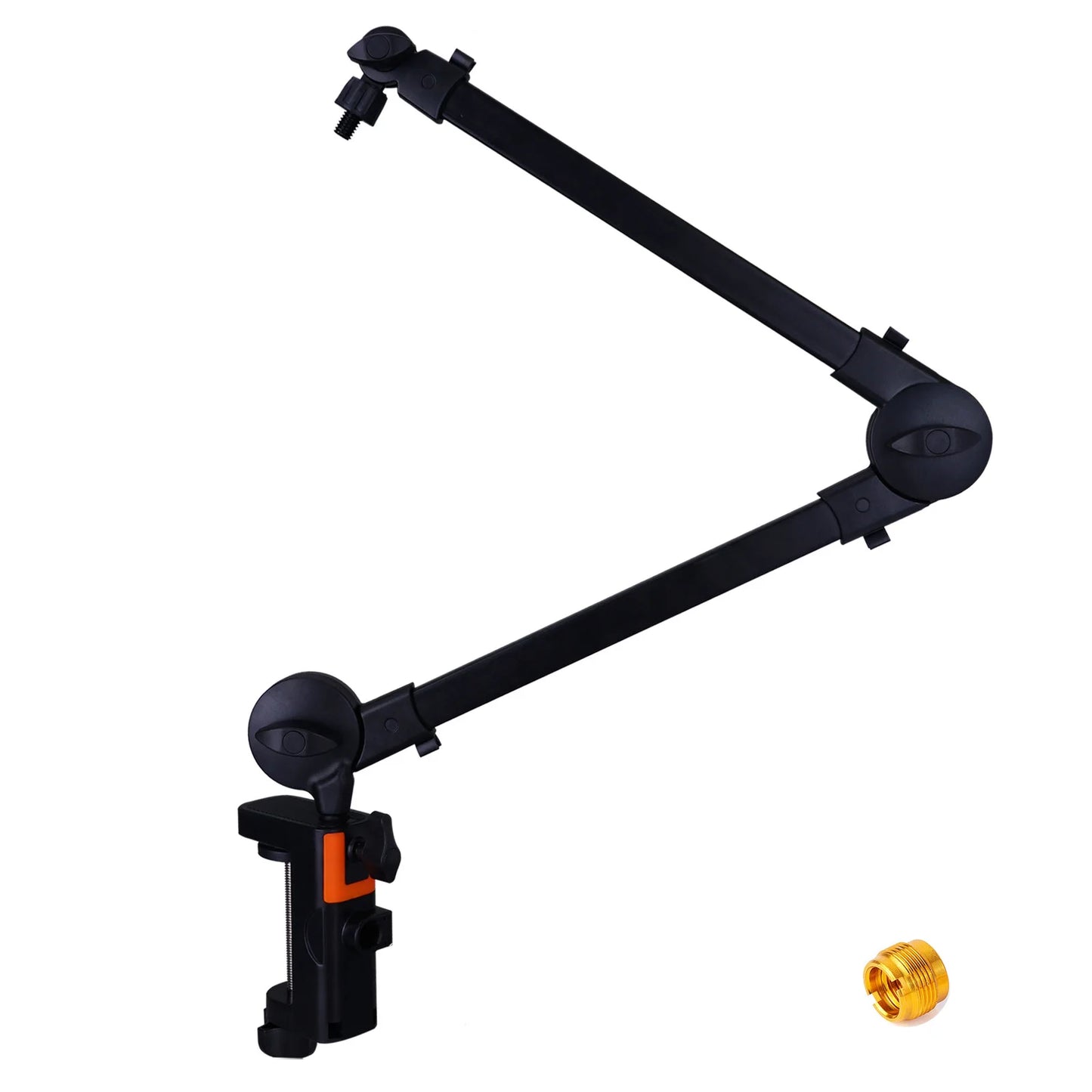 Microphone spring-free microphone cantilever stand live broadcast stand with built-in cable management clip desktop stand